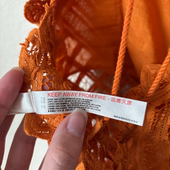 Intimately Free People Be My Battenburg Boho Crochet Bodysuit - Picture 12 of 14